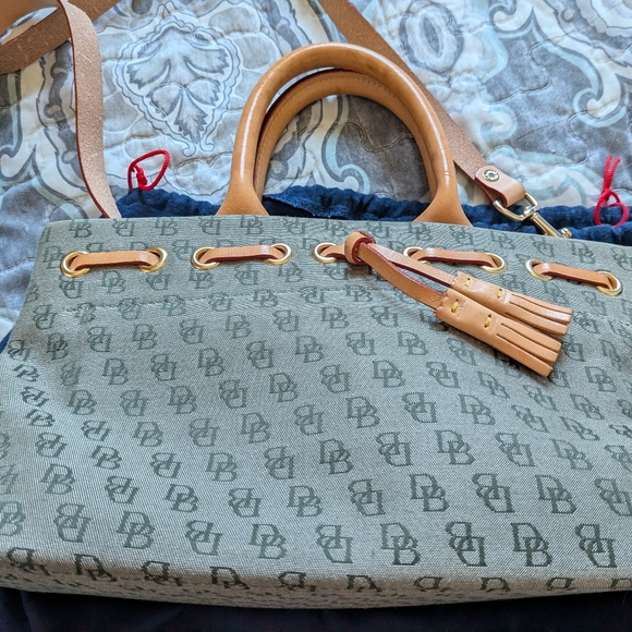 Dooney & Bourke Mini Signature Tassel Tote - Picture 4 of 15